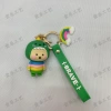 Rainbow doll keychain, cute little dinosaur doll for girls, schoolbag pendant, ins bag, backpack trendy doll pendant Item Picture